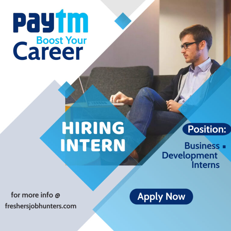 Paytm Drive For Freshers Intern At Mumbai Apply Now