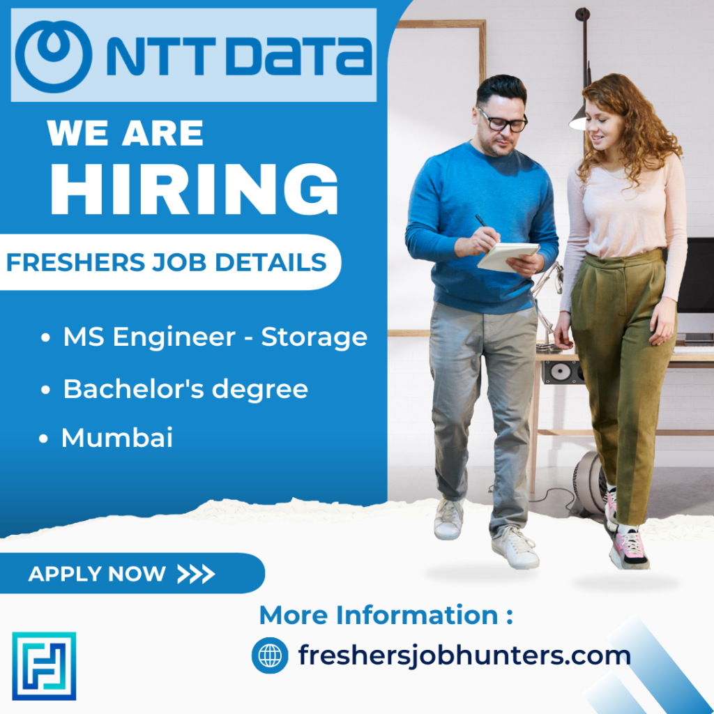 Freshers job - NTT DATA