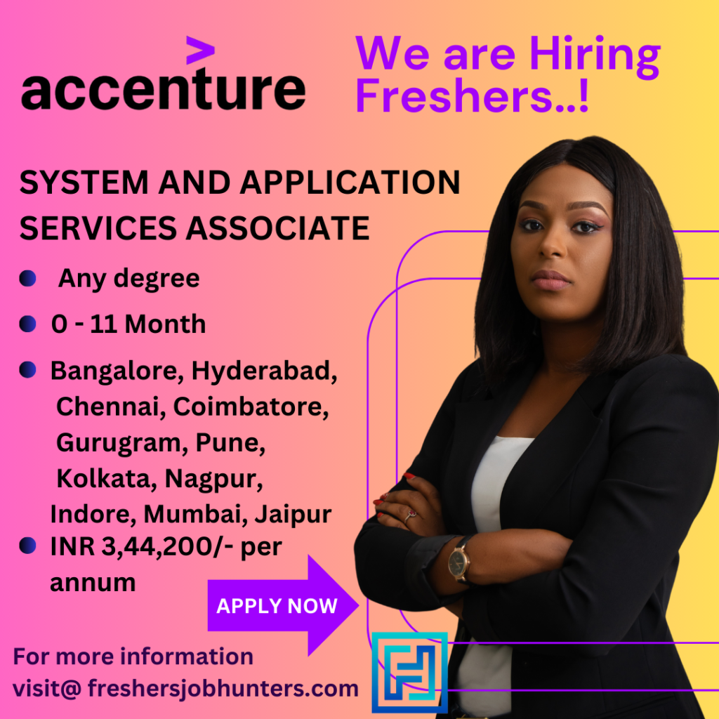 Freshers job - Accenture