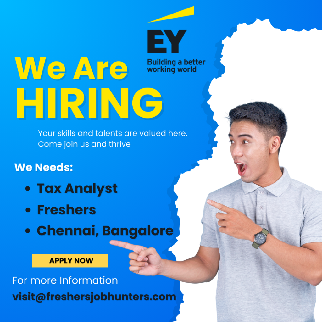 EY Freshers Job Recruitment 2024 