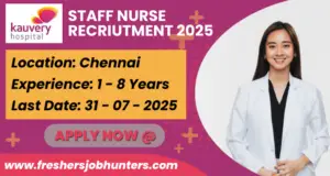 Staff Nurse Recruitment 2025